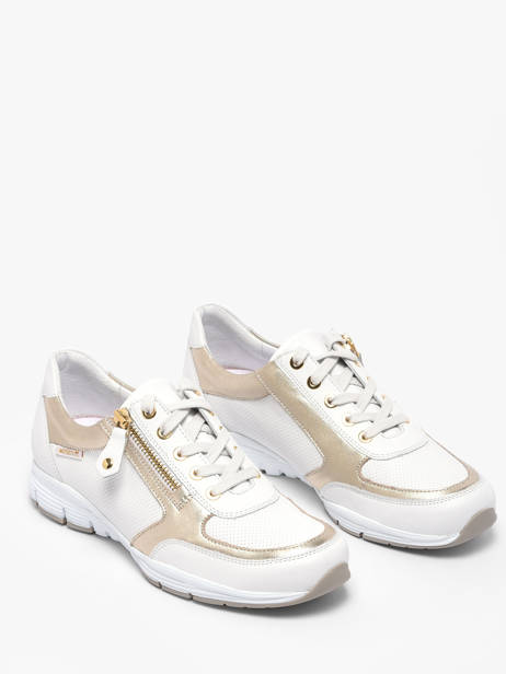 Sneakers En Cuir Mephisto Blanc women P5148982 vue secondaire 1