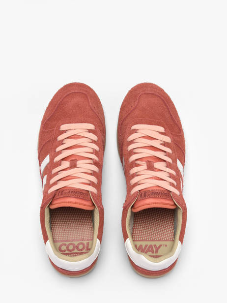 Sneakers En Cuir Coolway Rouge men 8653807 vue secondaire 4