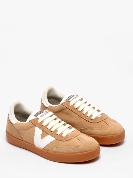 Sneakers En Cuir Victoria Beige women 1126212 vue secondaire 1