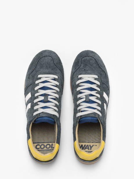 Sneakers En Cuir Coolway Bleu men 8643807 vue secondaire 4
