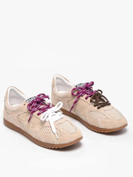 Sneakers Billie En Cuir Semerdjian Beige women BILLI244 vue secondaire 1