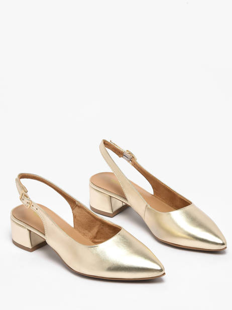 Escarpins En Cuir Tamaris Or women 42 vue secondaire 1