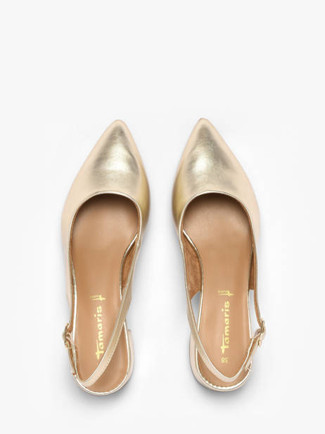 Escarpins En Cuir Tamaris Or women 42 vue secondaire 3