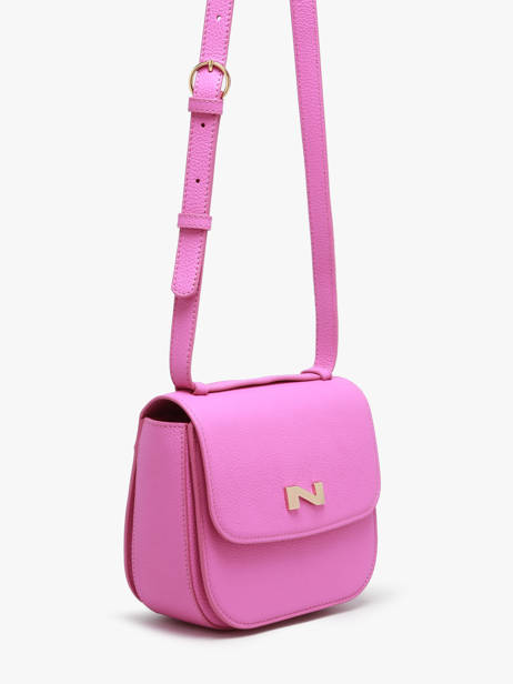 Sac Bandoulière Penelope Cuir Nathan baume Rose odyssey 1 vue secondaire 2