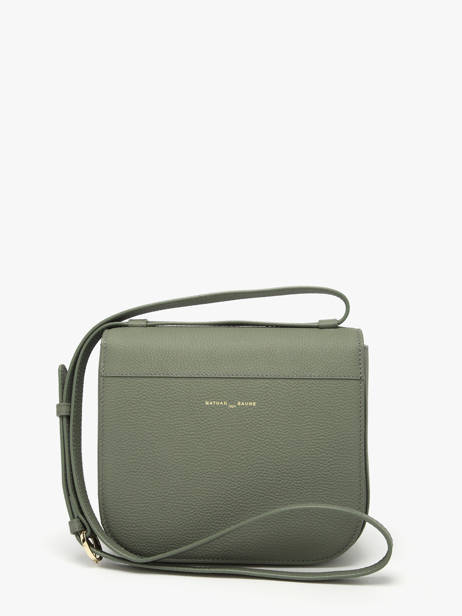 Sac Bandoulière Ulysse Cuir Nathan baume Vert odyssey 2 vue secondaire 4