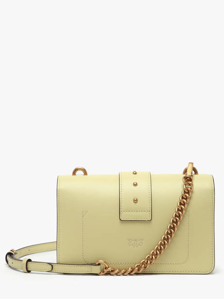 Sac Bandoulière Love Bag Icon Cuir Pinko Vert love bag icon A0F1 vue secondaire 4