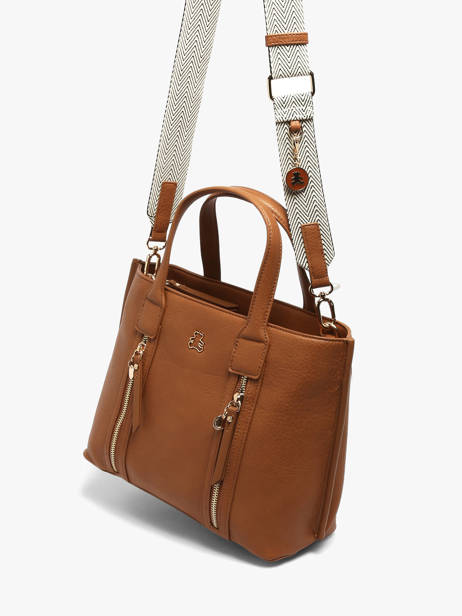 Sac Porté Main Zip Lulu castagnette Marron zip ALBERTO vue secondaire 2