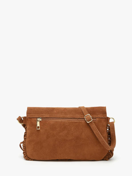 Sac Bandoulière Velvet Cuir Milano Marron velvet VE24115O vue secondaire 4