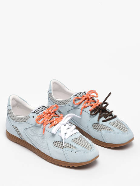 Sneakers Billie En Cuir Semerdjian Bleu women BILLI243 vue secondaire 1