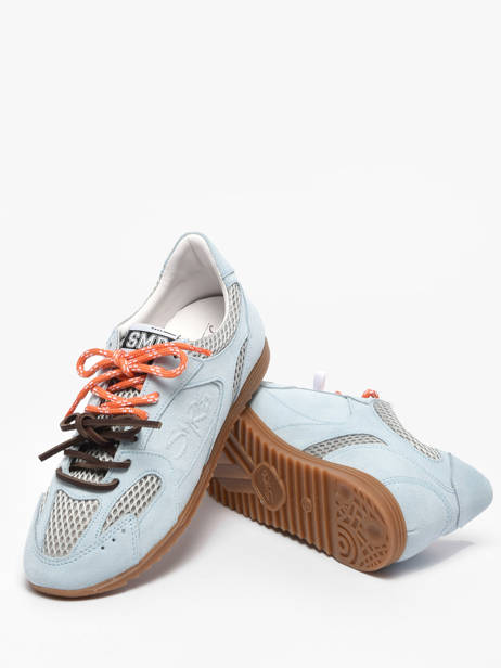 Sneakers Billie En Cuir Semerdjian Bleu women BILLI243 vue secondaire 2