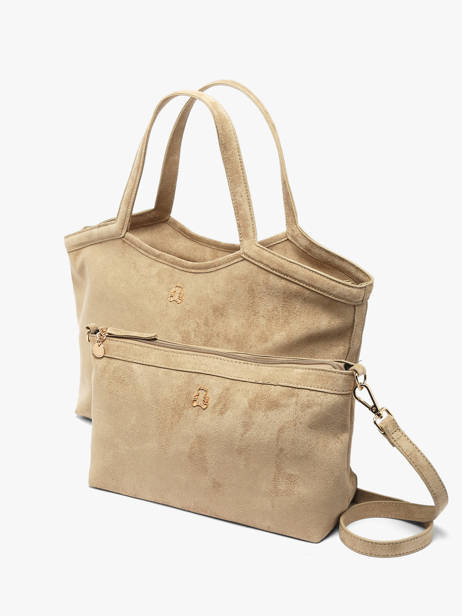 Sac Porté Main Identite Lulu castagnette Marron identite D vue secondaire 2