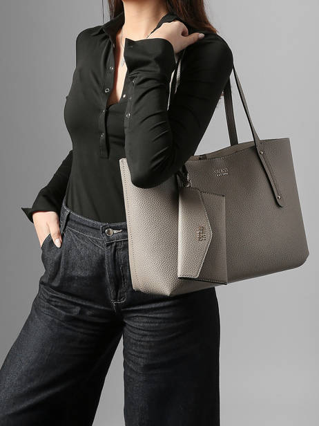 Sac Porté épaule Brenton Guess Gris brenton PG964823 vue secondaire 1