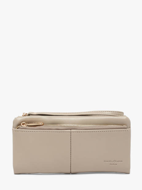 Portefeuille Soft David jones Marron soft P159