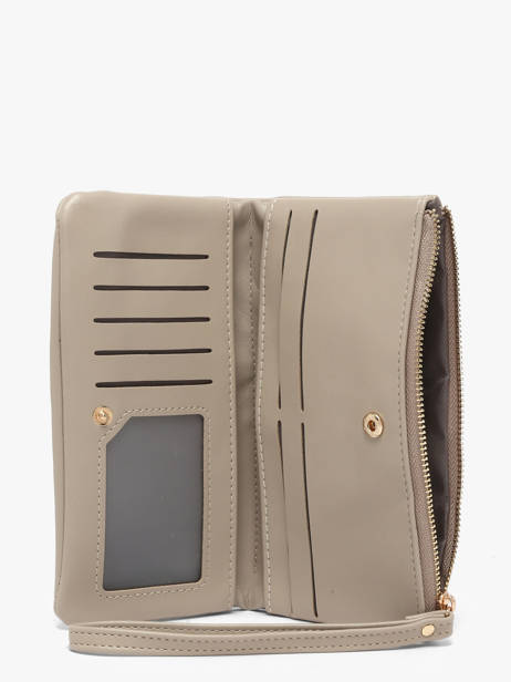 Portefeuille Soft David jones Marron soft P159 vue secondaire 1
