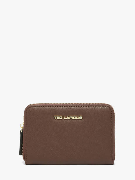 Portefeuille Jara Ted lapidus Marron jara TLMQ1503