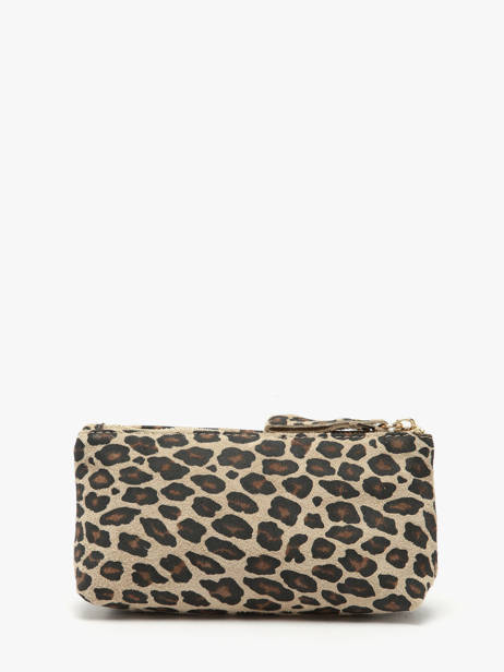 Trousse Velvet Leopardo Cuir Milano Multicolore velvet leopardo VL22114 vue secondaire 2