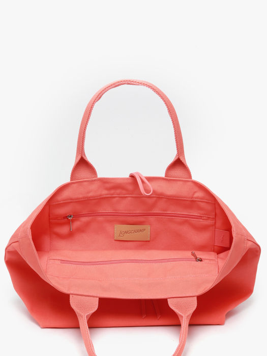 Longchamp Le roseau toile Sacs porté main Rose