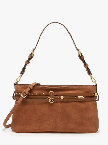 Sac Bandoulière Classic Belt Bag Cuir Pinko Marron love bag soft 6176A0F6