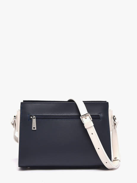 Sac Bandoulière Smooth Cuir Lancaster Bleu smooth 437-02 vue secondaire 4