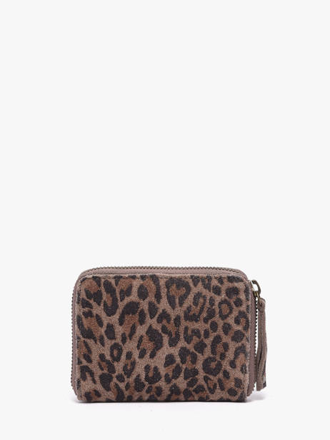 Porte-monnaie Naina Cuir Pieces Beige naina 17117178 vue secondaire 3