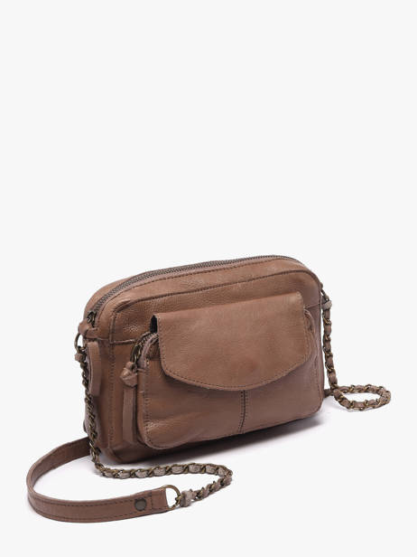 Sac Bandouliere Naina Cuir Pieces Marron naina 17063358 vue secondaire 2