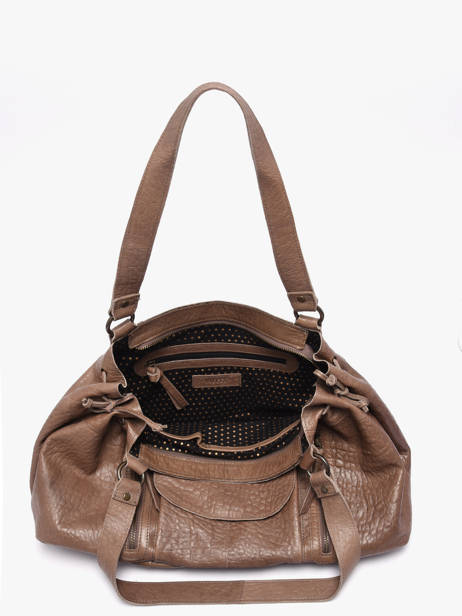 Sac Porté épaule Pihanna Cuir Pieces Marron pihanna 17076422 vue secondaire 3