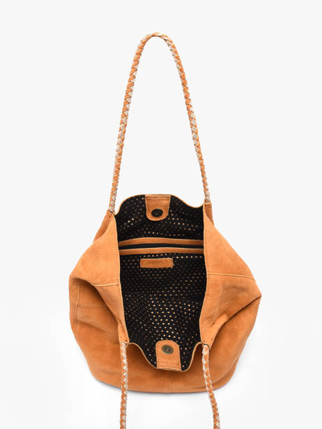 Sac Porté épaule Brianna Cuir Pieces Marron brianna 17163617 vue secondaire 3