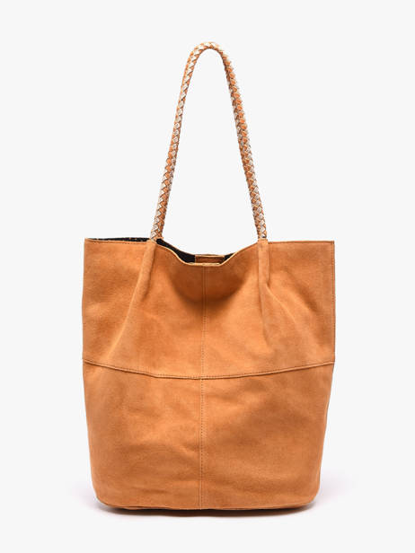 Sac Porté épaule Brianna Cuir Pieces Marron brianna 17163617 vue secondaire 4