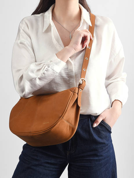Sac Bandoulière Vintage Nat et nin Marron vintage TARA vue secondaire 1