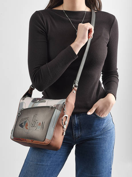 Sac Bandoulière Auralis Anekke Marron auralis 42813553 vue secondaire 1