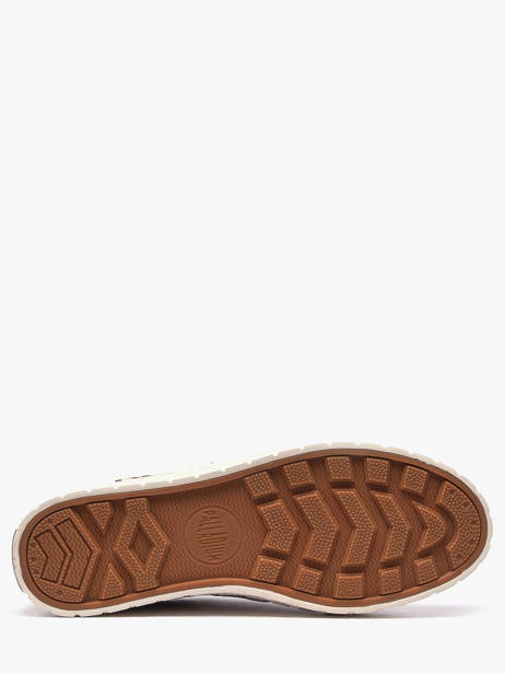 Sneakers En Cuir Palladium Beige women 94663243 vue secondaire 4