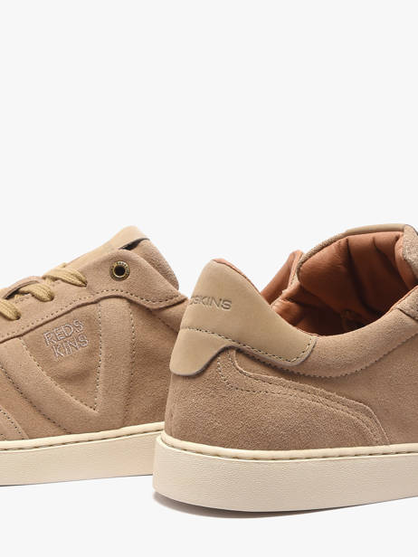 Sneakers Quadra En Cuir Redskins Beige men QUADRA vue secondaire 2