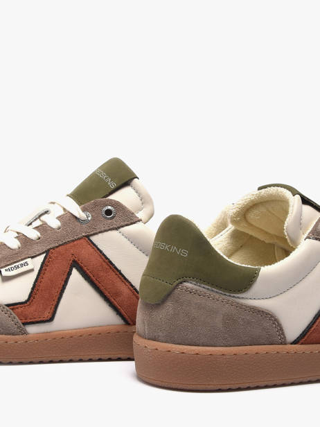 Sneakers En Cuir Redskins Beige men ELDORADO vue secondaire 2