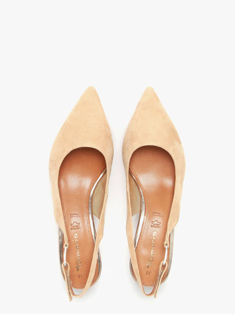Escarpins En Cuir Tamaris Beige women 46 vue secondaire 3