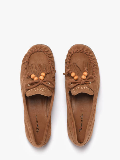 Mocassins En Cuir Tamaris Marron women 46 vue secondaire 3
