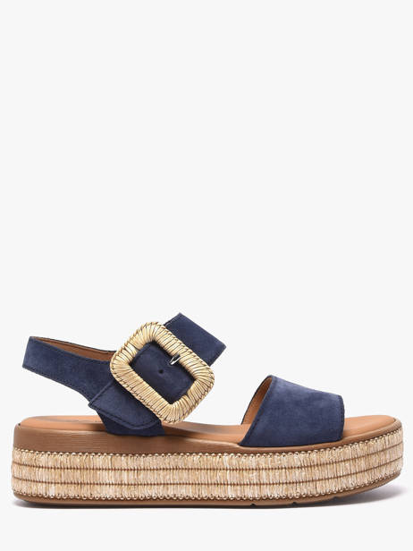 Sandales En Cuir Gabor Bleu women 16