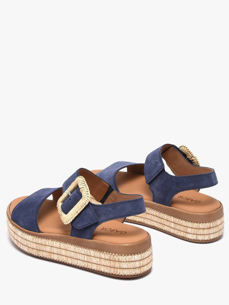 Sandales En Cuir Gabor Bleu women 16 vue secondaire 2
