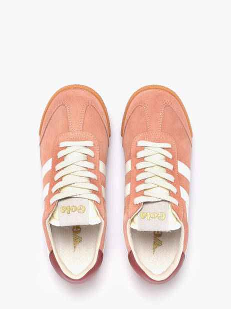 Sneakers En Cuir Gola Rose women CLB538LU vue secondaire 3