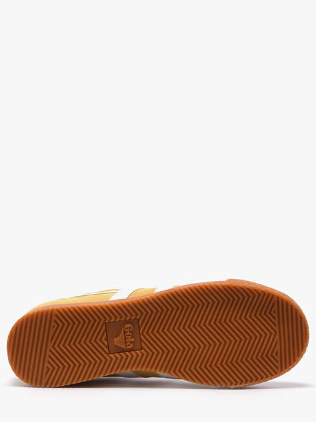 Sneakers En Cuir Gola Jaune women CLB538YA vue secondaire 4
