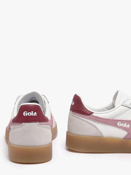 Sneakers En Cuir Gola Blanc women CLB744WI vue secondaire 2