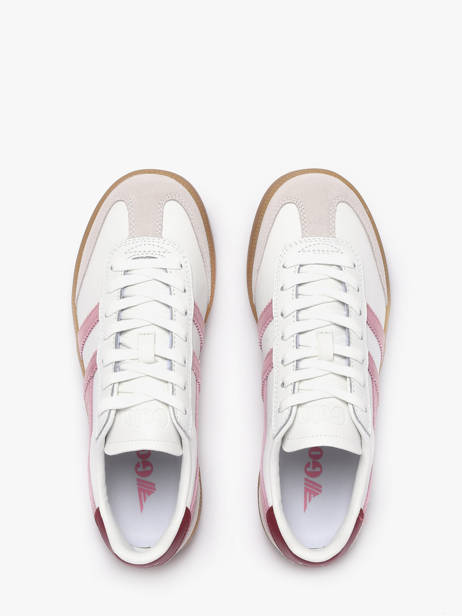 Sneakers En Cuir Gola Blanc women CLB744WI vue secondaire 3