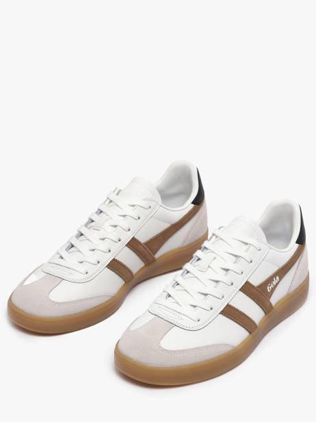 Sneakers En Cuir Gola Blanc men CMB744AW vue secondaire 1