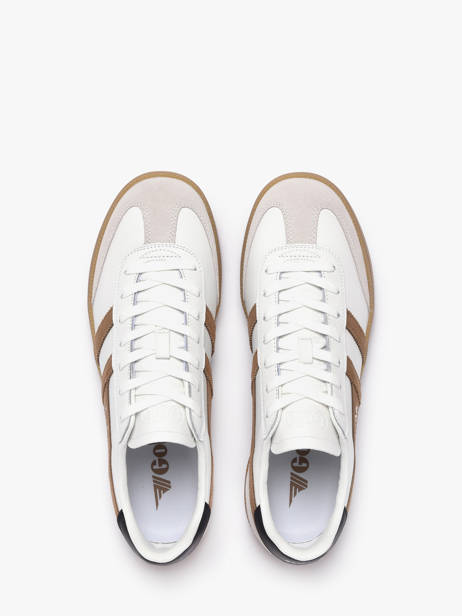 Sneakers En Cuir Gola Blanc men CMB744AW vue secondaire 3