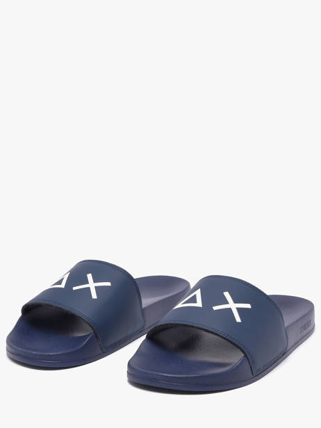 Claquettes Sun68 Bleu men X3611007 vue secondaire 1
