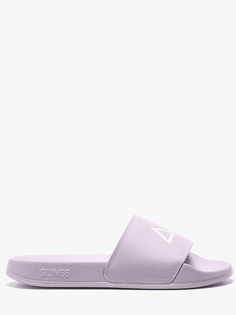 Claquettes Sun68 Violet women X3621024 vue secondaire 3