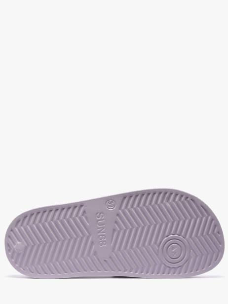 Claquettes Sun68 Violet women X3621024 vue secondaire 4
