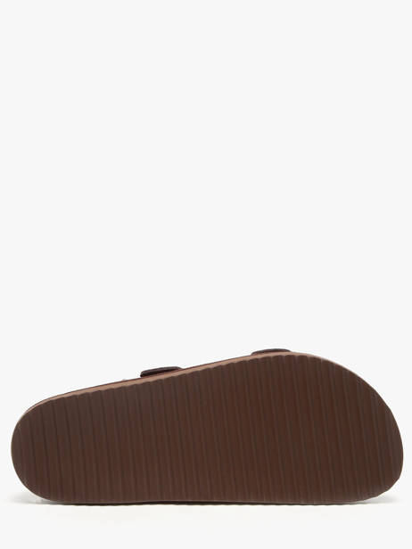 Sandales En Cuir Colors of california Marron women CBIOW05N vue secondaire 4