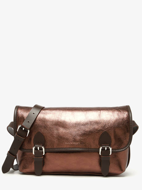 Sac Bandoulière Loulou Cuir Paul marius Marron loulou LOULOU