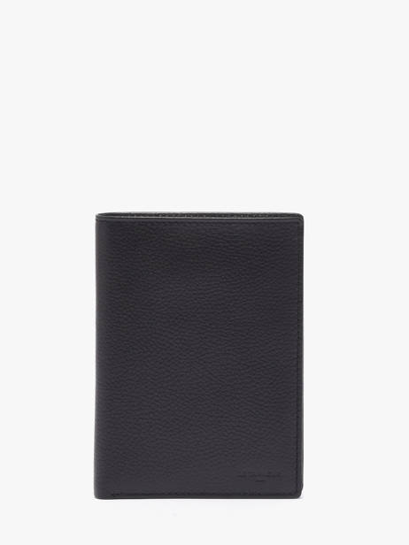 Portefeuille Charles Cuir Le tanneur Noir charles TCHA3304