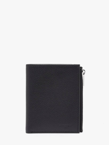 Portefeuille Charles Cuir Le tanneur Noir charles TCHA3303